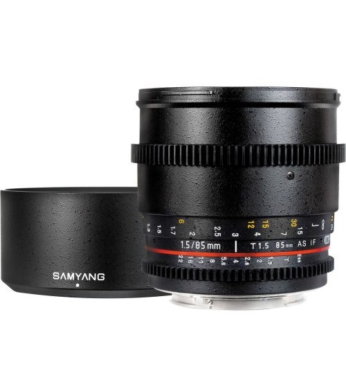 Samyang For Canon 85mm T1.5 VDSLR II